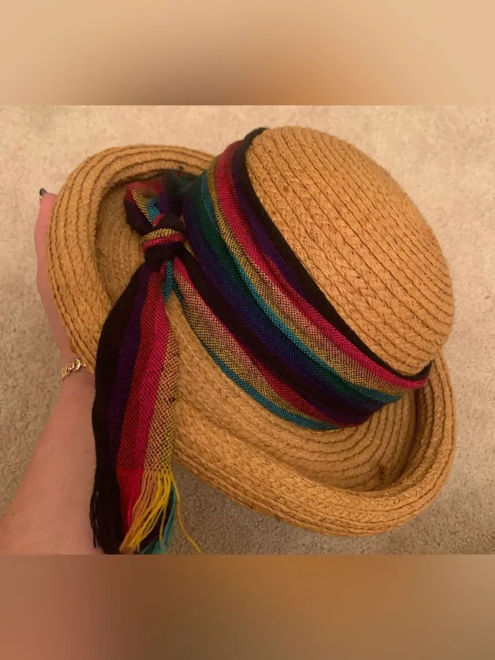 Vintage Toucan Collection Straw Summer Hat